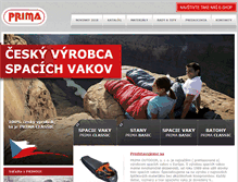 Tablet Screenshot of prima-outdoor.eu
